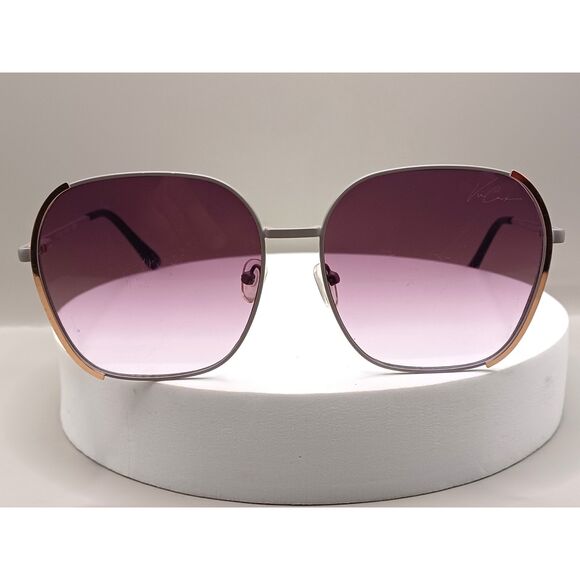 Vince Camuto VC1118 Gray and Rose Gold w Purple Fade Lenses Sunglasses - Picture 3 of 16